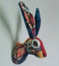 Bramwell Briar a hare in William Morris fabric - Image 3