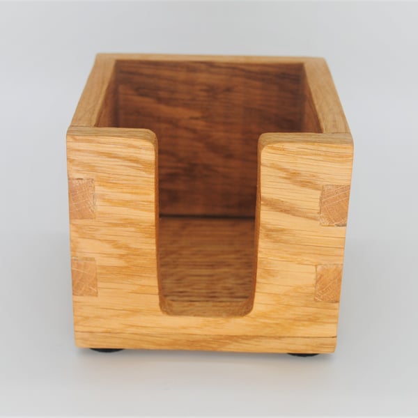 Oak Notepad Box