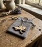 Angel Keychain - Wood Keyring with Gift Bag - Image 5
