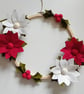 Poinsettia Christmas Wreath