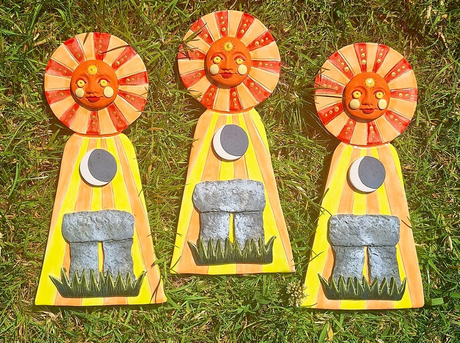 Solstice Sun wall plaque