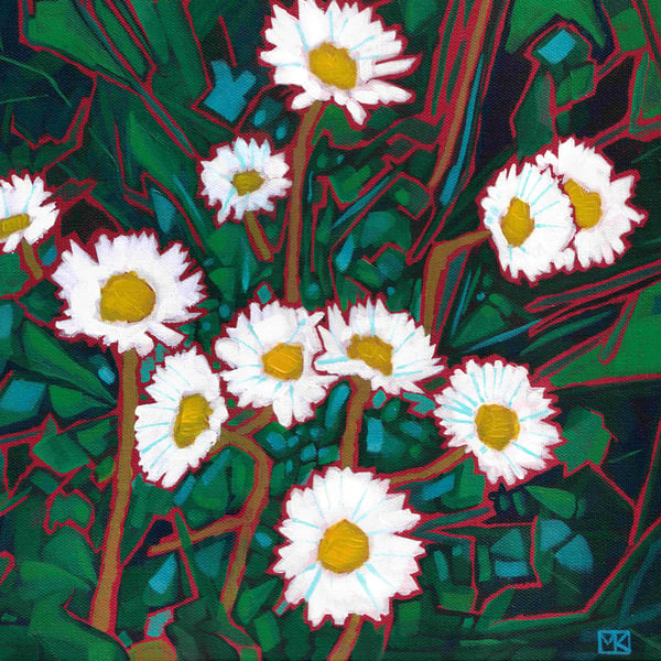 Bunch of Daisy's - Original Acrylic Painting