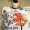 Cotton tote bag - AUTUMN QUOTE