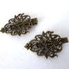 bronze hair clips