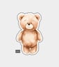 Funny Vinyl Sticker For Adults - Cute Teddy Bear