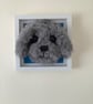 Needle Felted Puppy in Frame