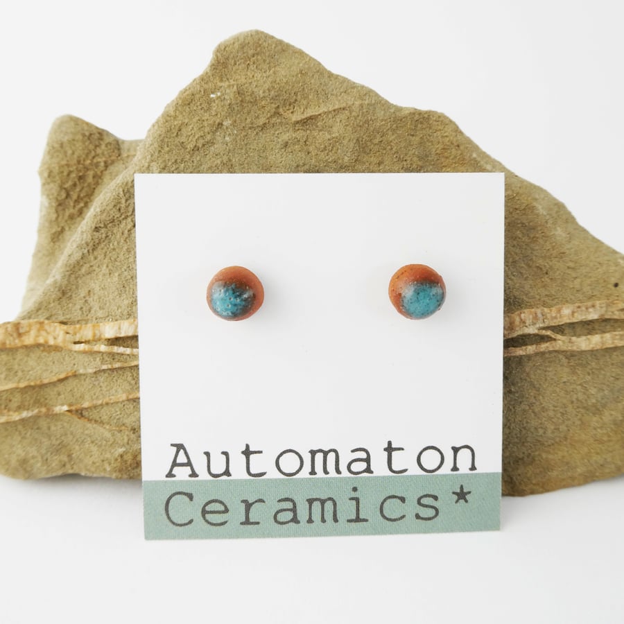 Ceramic stud deals earrings