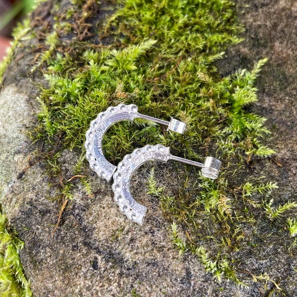Sterling silver stud earrings