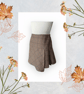 Brushed Wool Check Pleated Skirt with Pocket. 5-7yrs. G41 - Image 3