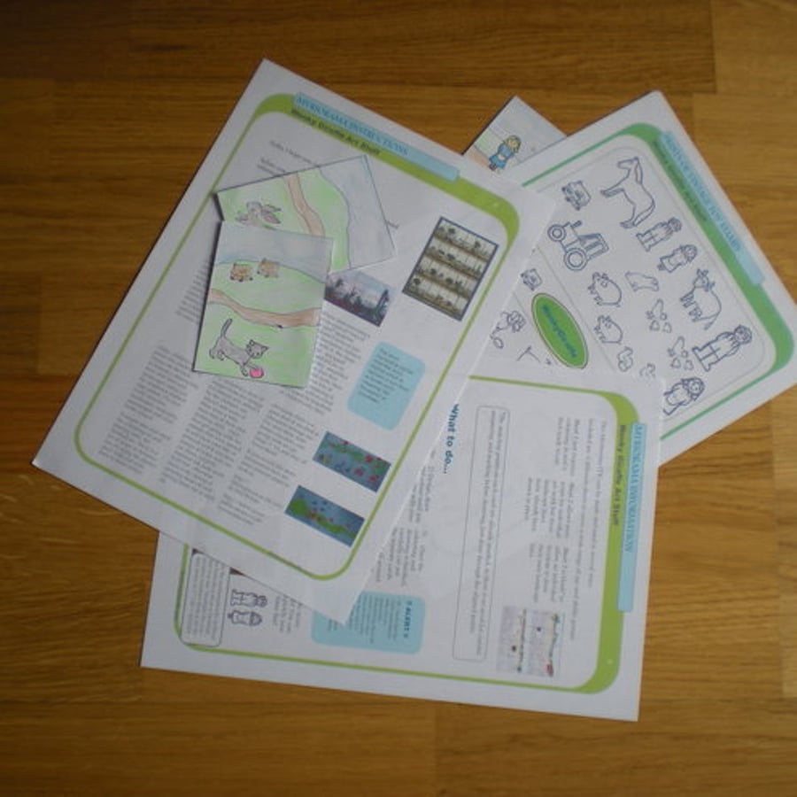 Activity Kit PDF - Everlasting, Never-ending, Myriorama, Colouring