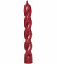 Twisted Pillar Candle - Handmade Spiral Candle - Custom Colour