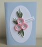 Teacher thank you card with quilled flowers, handmade, personalised - Image 5