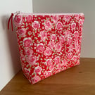 Cosmetic Bag, Zipped Pouch, Purse, Accessory Pouch, Make up Bag, Toiletry Bag