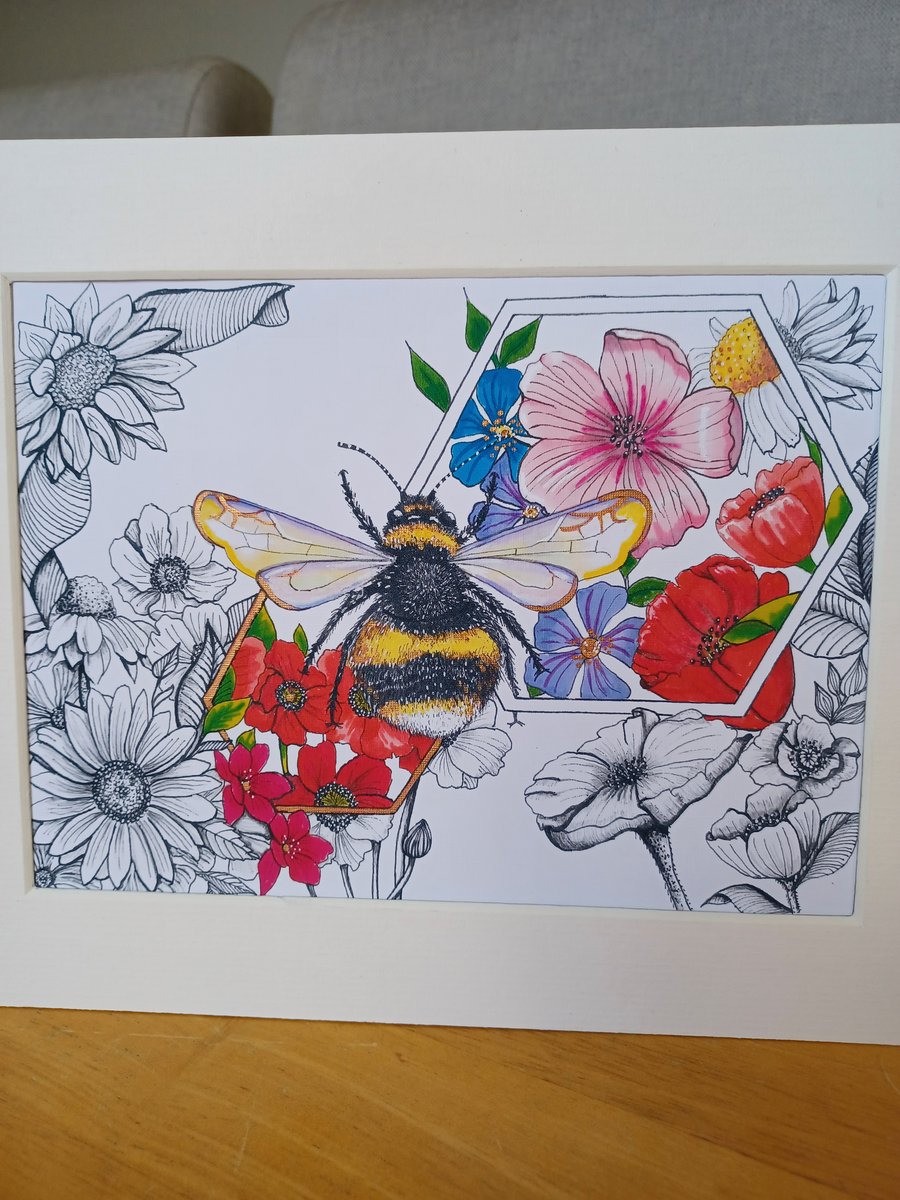 Beauty and the Bee Print