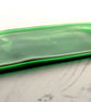 Handmade Fused Glass Recycled Wine or Beer Bottle Plate - Slumped Bottle - Image 4