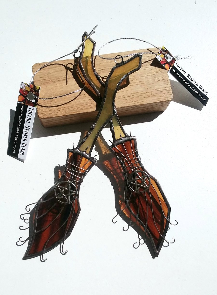 Stained Glass Besom (Broomstick)