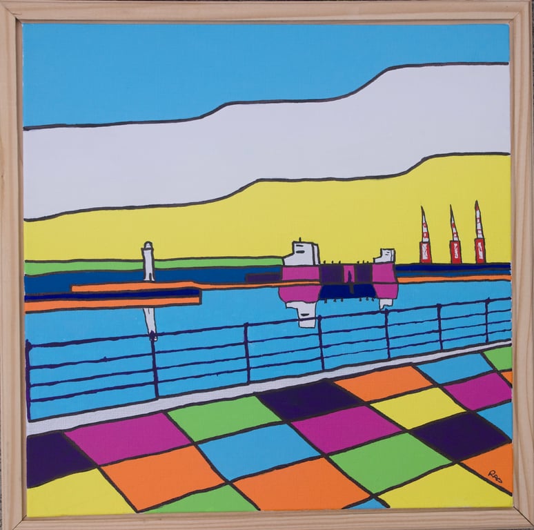 New Brighton and Liverpool docks