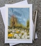 Dandy Clocks. Blank Card. Original Art. 260202