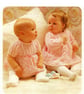 VINTAGE KNITTING PATTERN Babies Lacy Dress