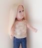 KNITTING PATTERN PDF Sunlight Sweater for Doll - Image 1