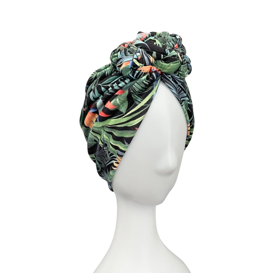 Braided Fashion Knot Turban Hat, Vintage Style Turban Head Wrap