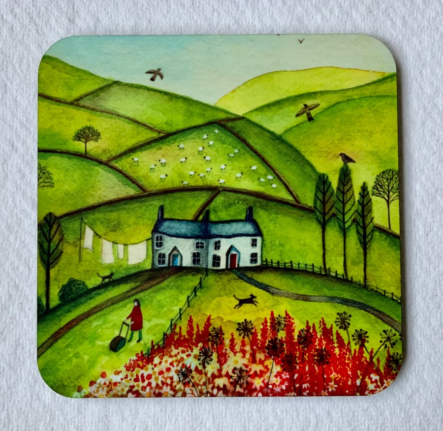 Soaring High, Cork backed Coaster