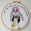 valentine hoop embroidery
