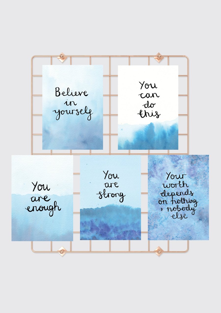 Super Seconds Believe in Yourself Postcard Set 311