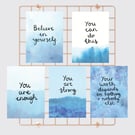Super Seconds Believe in Yourself Postcard Set 311