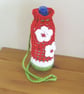  Bottle holder crochet pattern. Adjustable strap. Photo tutorial.  - Image 2