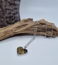 Heart Shaped Leaves, Cogs and Runes Resin Pendant - Image 5