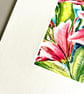 Pink Stargazer Lilies - Original Watercolour Painting - Floral Wall Art - Image 4