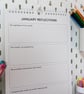 2027 Personalised Colouring Wall Calendar with Journal Prompts - Image 3