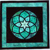 Rose Window B Pattern Art Quilt Panel
