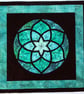 Rose Window B Pattern Art Quilt Panel
