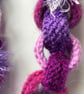 Handmade Purple Knitted chain - Image 5