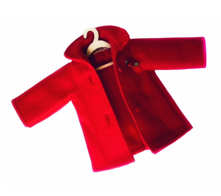 Tailored Red Coat - reserved for Rosemary