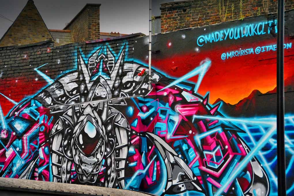 Graffiti Street Art Camden Town London Photograph Print