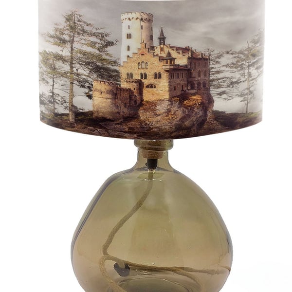 Photographic Lampshade Bespoke Lamp shade Fantasy Lamp Shade Castle lampshade 