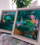 Wetlands Acrylic Painting with frame  - Image 5
