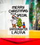 Personalised Cute Penguin Granddaughter Christmas Card - Image 2