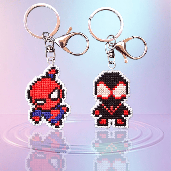 Superheroes Matching Handmade Keyring Accessories 