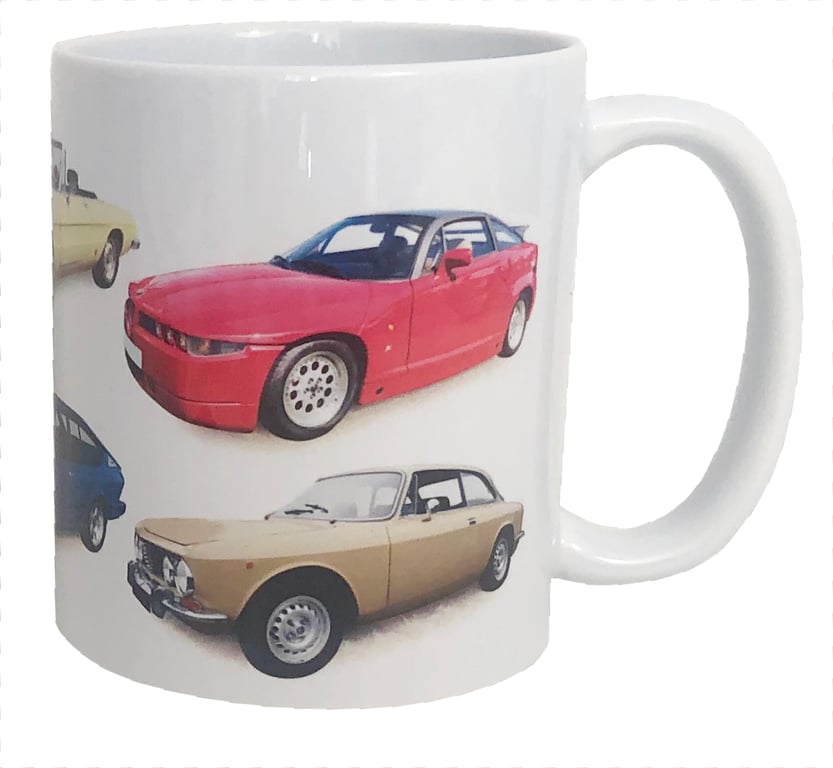 Alfa Romeo Classic Cars - 11oz Ceramic Mug - Gift for the Enthusiast