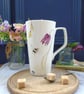 Bee and spring flower tall Mug - Image 1