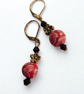 Red, Black and Gold Florals - Image 1