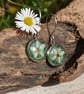 Blackthorn Flower Resin Earrings, 304 Stainless Steel, Made in Scotland - Image 6