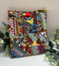 Handmade Padded Book Bag,: Book Cover, Marvel Inspired, Book Protector - Image 7