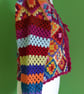 Crochet Cardigan in Granny Squares and Stripes. Crochet Pattern. PDF Pattern - Image 3