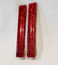 Red Sparkle Hair Clips - Image 2