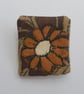 Fabric Flower Detail Brooch, Badge - Image 1